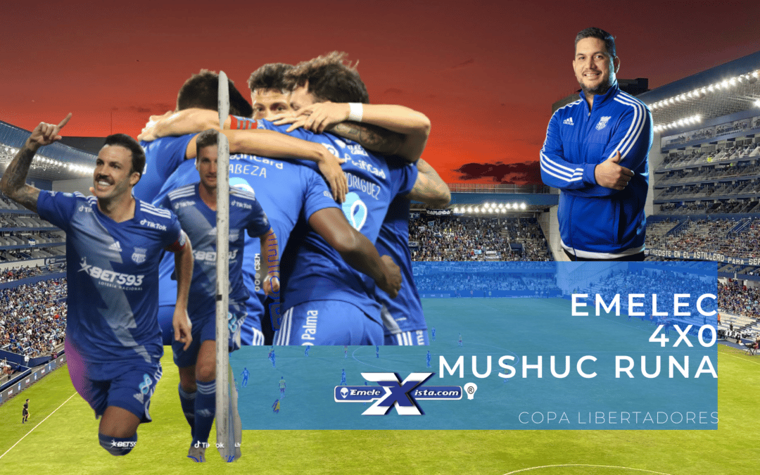 EMELEC anota nuevamente 4 goles : esta vez a Mushuc Runa